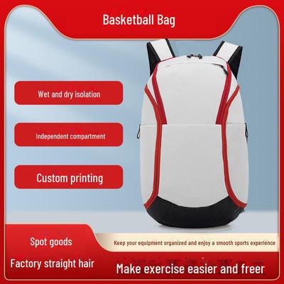 Custom Logo Multi-Layer Basketball Training Backpack with Dry/Wet Separation