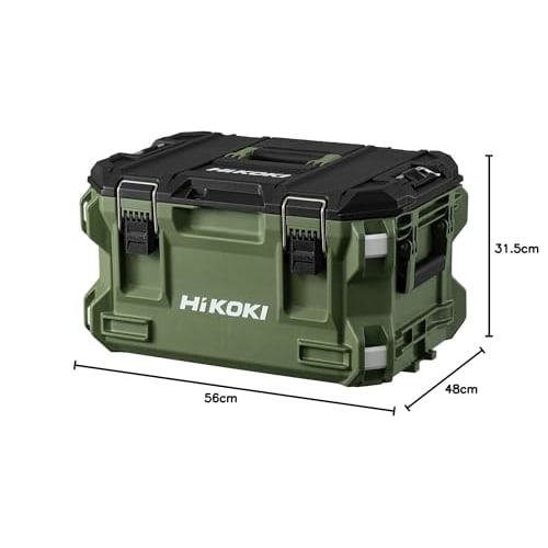 HIKOKI Multi Cruiser Toolbox (Large), Dustproof and Waterproof, IP65 Certified, Dimensions: 400mm X 560mm X 315mm, Connectable Storage, 0037-9484