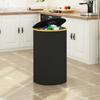 Large Capacity Waterproof Foldable Laundry Hamper with Tidy Basket Frame for Dirty Clothes and Kitchen Storage