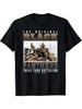 Men's Casual Versatile Crew Neck T-shirt, Printed Men's Top, Men's Gift  Pure Cotton Couple Street Style Shirt Oversized T Sh...