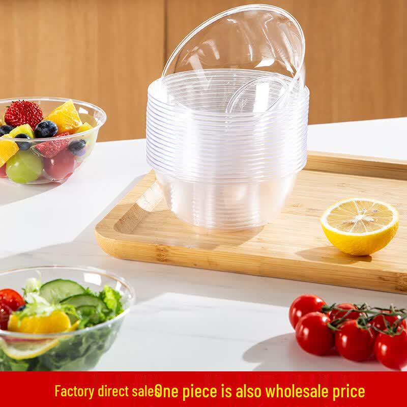 Yudefeng Disposable Hardened Clear Plastic Bowls