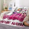 1pz Coperta di Flanella con Nome Personalizzato e Fantasia Diddl Adatta a Tutte le Stagioni per Arredamento Casa Calore e Comfort Regali Regalo Festivo_xia