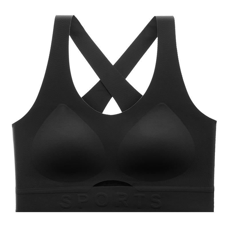 Comfortable underwear women gather seamless hollow beautiful back opaque invisible seamless anti-sagging bra thin