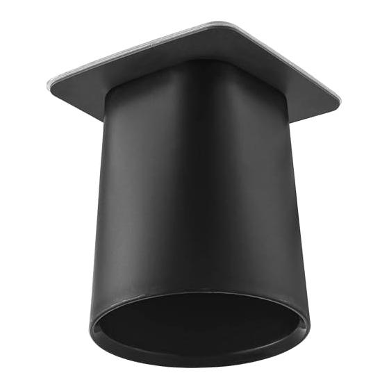 Yamazaki Jitsugyo Film Sheet Washbasin Under Cupboard Magnet Mouthwash Tumbler Black Tumbler: W5 x D5 x H5.5cm Tower Floating Storage Cup Mini 10402