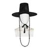 Multipurpose Black Dress Hat For Daily Use Wrinkles Resistant Polyester Lightweight Construction Casual Or Prom Wear