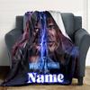 Custom Name Sniper Skull Artwork blanket for Couch & Bed, Plush Cozy Fuzzy Blanket Super Soft & Warm Blankets for Fall and Winter. 0908192