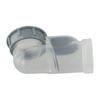 Kitchen Drain Valve Anti-odor Check Valve Plumbing Repairs Plumbing Solution Transparent Gray Bending Head Design PP Material