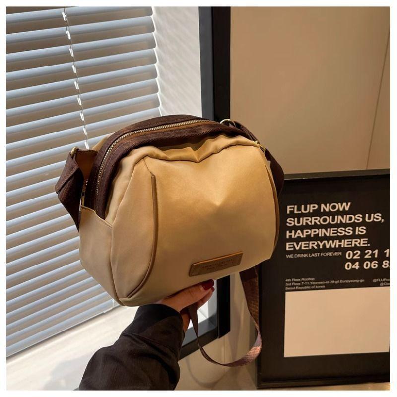 

Осень и зима новая мода нишевый дизайн сумка через плечо сумка для поездок на работу повседневная нейлоновая сумка женская сумка-мессенджер No specification хаки