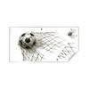 Realistischer Fußball im Netz Wandaufkleber für Schlafsaal Spielzimmer Heimdekoration Abnehmbarer Vinyl-Aufkleber für Wände und Oberflächen