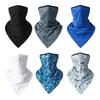Sommer atmungsaktive Netz-Gesichtsbedeckung Jagd Radfahren Bandana Sport Halbmaske Nackenröhre Laufen Wandern Skifahren Dreieckiger Warmer Schal