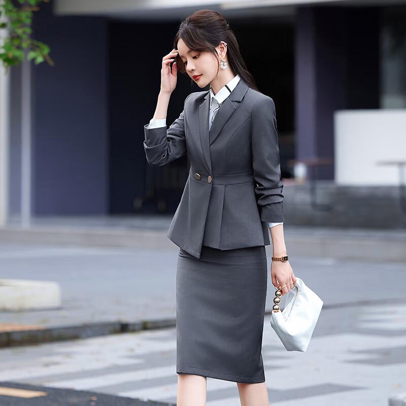 Women's Long Sleeve Professional Suit Set