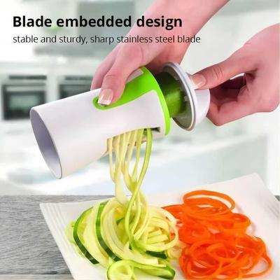 1PCS Heavy Duty Spiralizer Slicer Vegetable Spiral Slicer Cutter Zucchini Pasta Noodle Spaghetti Multifunctional Use