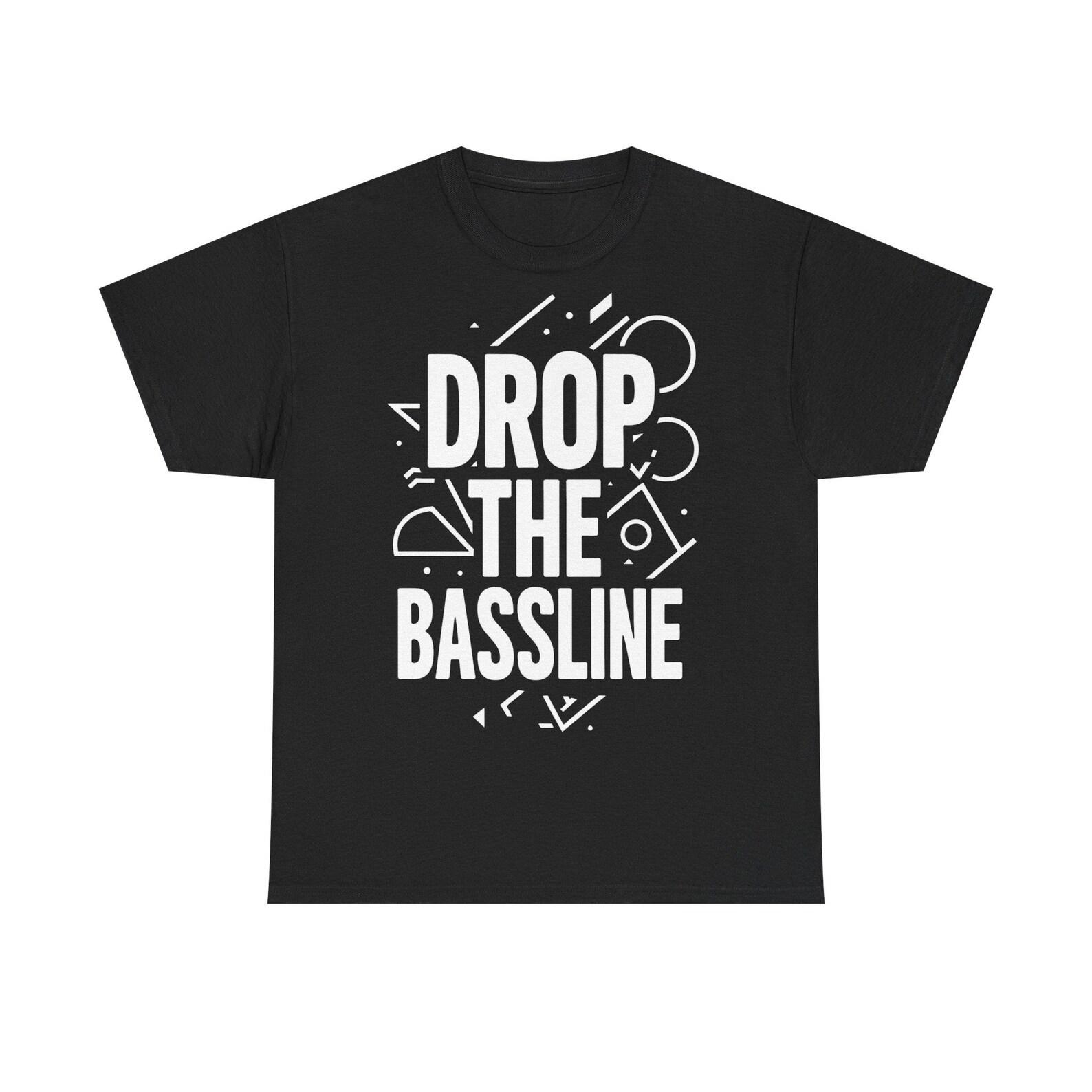 Bassline Music Tee: Unisex Heavy Cotton T-Shirt for DJs & Musicians 2XL