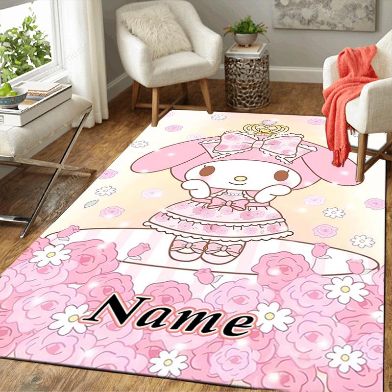 Custom 1Pc Melody Pink Garden Rug Office Carpet Indoor Outdoor Entrance Doormat Nonslip Soft And Comfortable Living Room D2915319