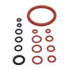 Coffee Machine O     Kit Silicone Coffee Machine Large and Small Gaskets for Replacement Black and Red