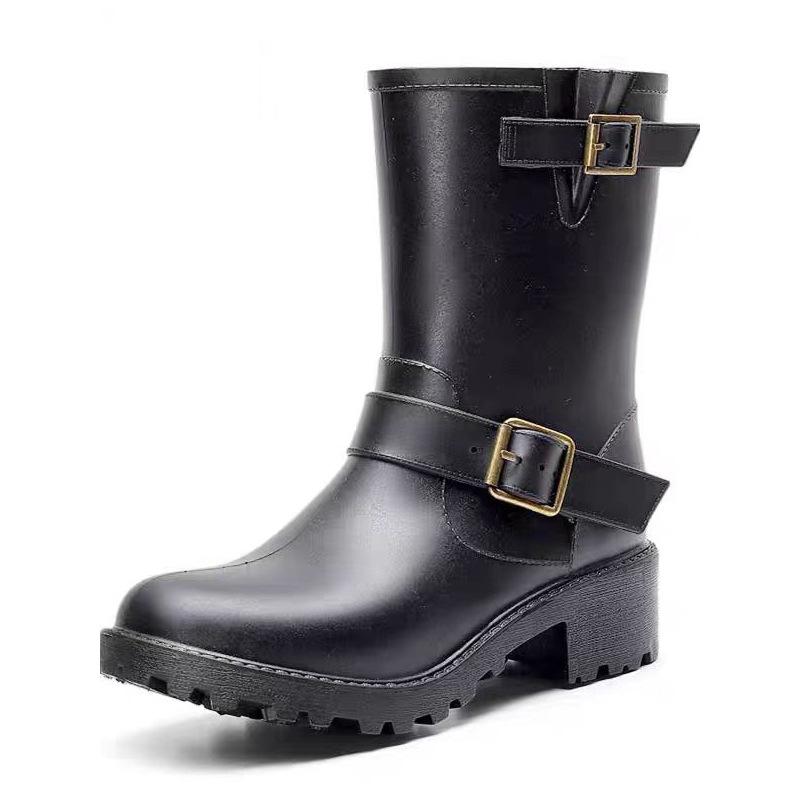 Women's Shoes 2026 New Anti Slip Rain Shoes Fashion Waterproof Boots Outdoor Women's Shoes Functional Rain Boot Zapatos De Mujer