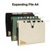 Expanding File Folder A4 Paper Organizer Classification Pocket File Organizer Horizontal A4 Folder For Document Storage