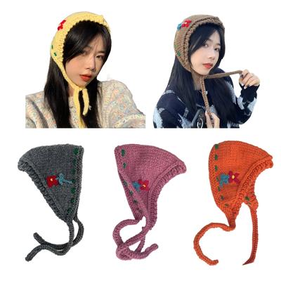 Ohrschutz Damen Dreieckstücher Turban Häkeln Haarschal Stirnband Gestricktes Stirnband Elastizität Haarband