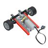 Technical Car Front Suspension Steering System Parts Set DIY Bricks Car Truck MOC Building Blocks PF Servo Motor Tire Leduo