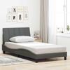 VidaXL Bed Frames Without Mattress Dark Grey 100x200 Cm Fabric 3310371