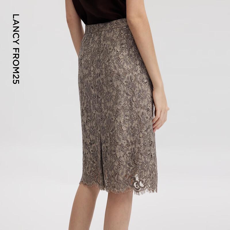Langzi Lace Straight Skirt