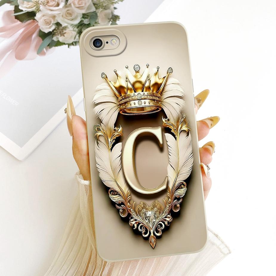 For Apple iPhone 6 Plus Case iPhone6S Cool Crown Letters Cover Shockproof Soft TPU Phone Case For iPhone 6S Plus iPhone6 S Shell
