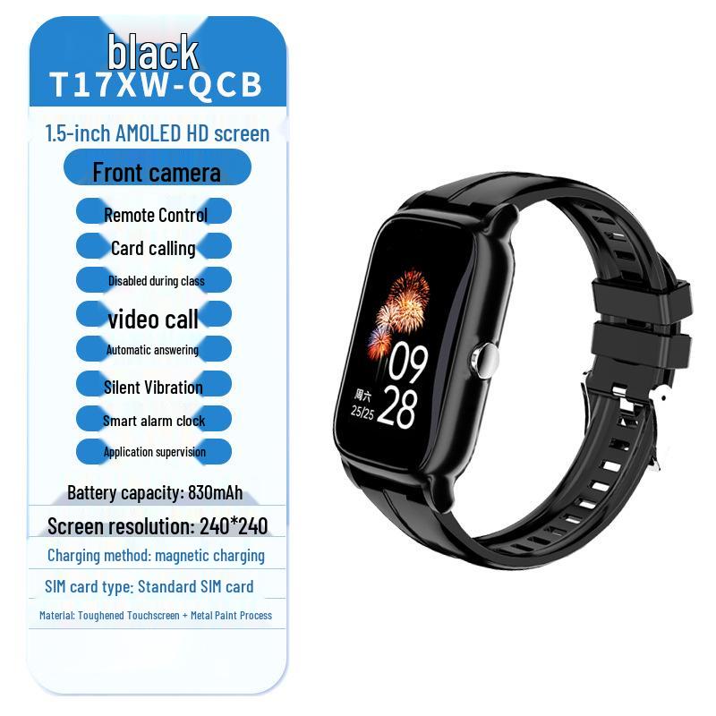 Middle School Student Smartwatch: Kids' Video, GPS, SIM Dual Call.