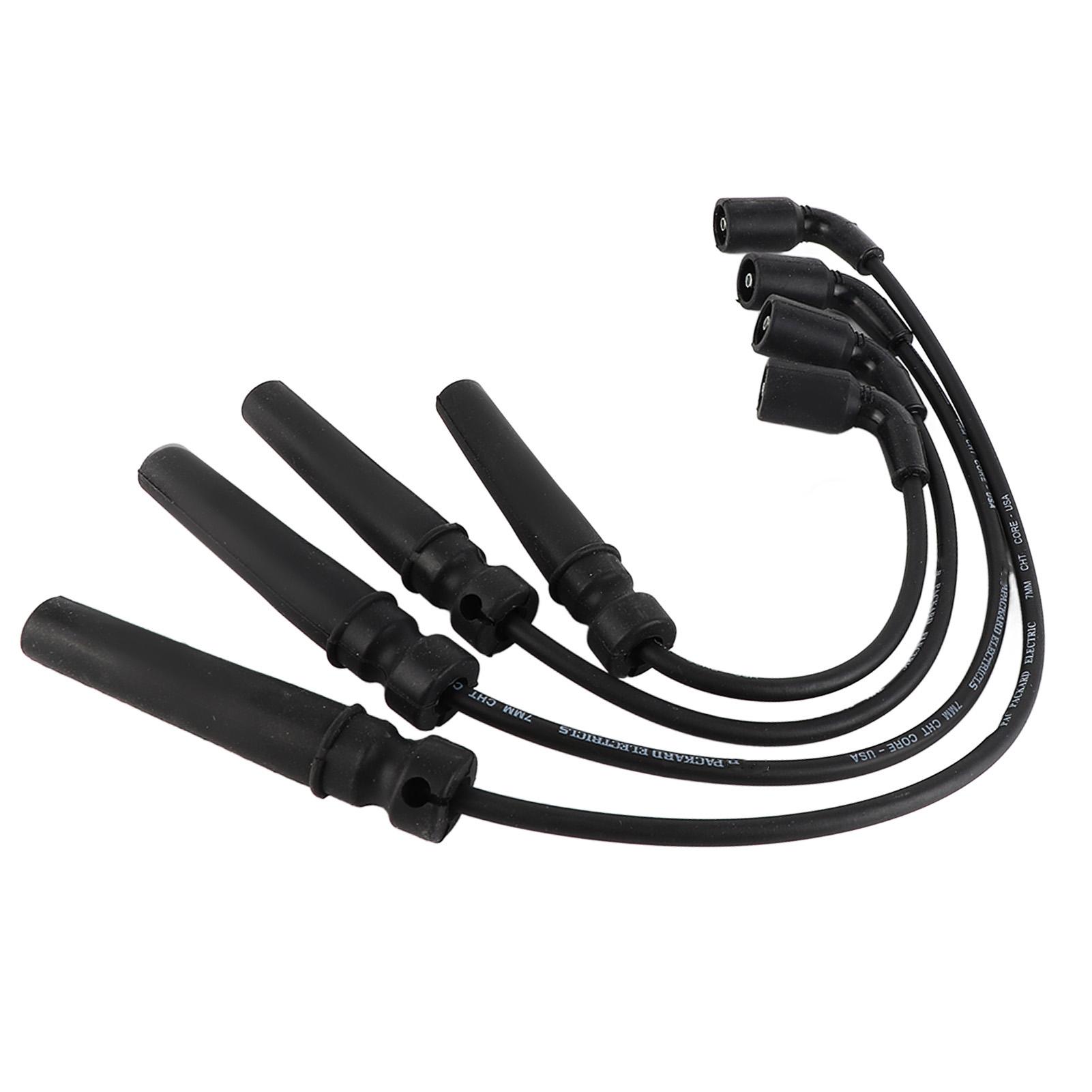 

Комплект проводов зажигания 4 шт. 96497773 Устойчивый к старению Автомобильный комплект проводов зажигания Замена для