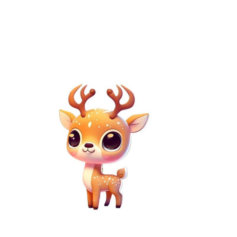 2025 sichere Reise Hirsch begleitet von neuen Acryl flach 2D Rucksack Schlüsselanhänger Auto Rückspiegel Anhänger Handy Anhänger Dekoration