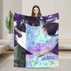 Skitzofrenia Simulation Blanket  Airplane Travel Flannel Bedding Throws For Couch Chair Super Soft Custom Quality Bedspread