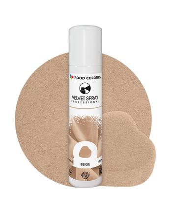 Zamsz W Sprayu Beżowy Food Colours Velvet 100 Ml Beżowy