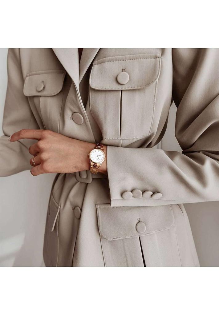 Watch Iconic Link 32mm Rosegold White DW00100211 Rose Gold [Daniel Wellington] Women's