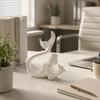 3D Printed Mermaid Statue Nordic Style Desktop Ornaments Mermaid Figurine Fish Sculpture  Gift