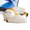 Ceramic Cat Tissue Box Cat Design Facial Paper Dispenser Funny Kitten Tissue Holder For Countertop Vanity Nightstand Bedroom