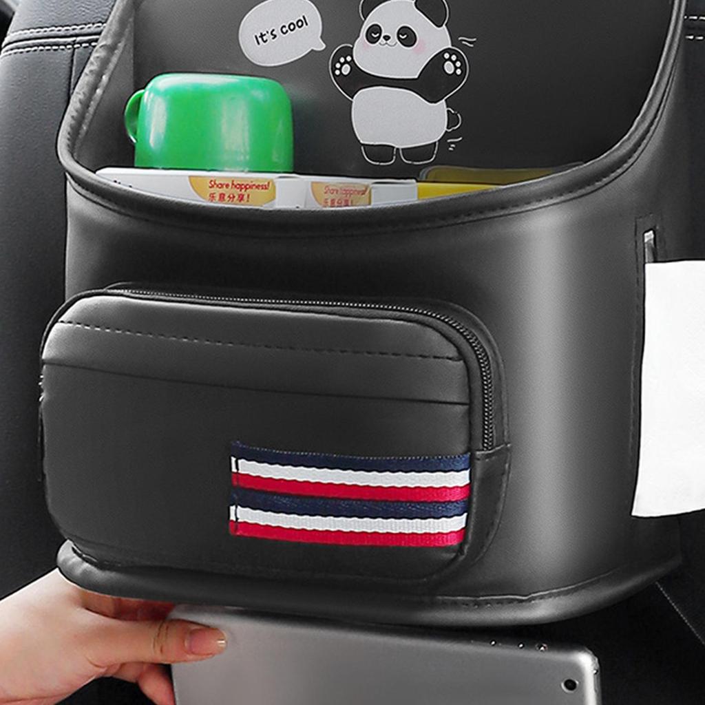 Car Seat Back Storage Box Spacious Key Snack Case Car Tissue Box For Phone Purse Cup Passenger Men Women Truck Vehicle SUV