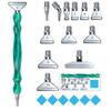 Diamant-Pinselset - Ein 19-teiliges Set lebendiger Farbverlaufswerkzeuge mit ergonomischen Griffen für präzises Diamantmalen