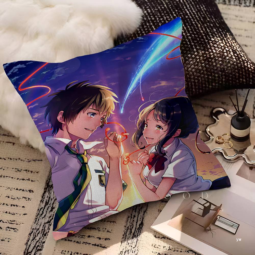 Your Name Decorative Room Aesthetics Pillow Case Home Decor Bedroom Sofa Bed Couch Pillow Cover 45x45