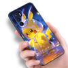 Cute P-Pikachu Black Silicone Phone Case For Xiaomi Redmi Note 9 10 11 11S 11T 12 13 Pro 5G Plus 9S 10S 12S