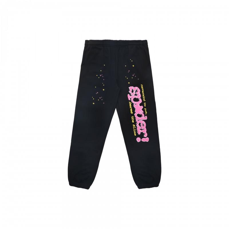 Young Thug Inspired Foam Letter 555555 Hoodie Couple Pink Sweatshirt