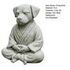 3D-gedruckte meditierende Hundestatue, Niedliche Zen-Welpen-Skulptur, Retro-Schreibtischdekoration für Zuhause & Büro, Einzigartiges Geschenk für Hundeliebhaber
