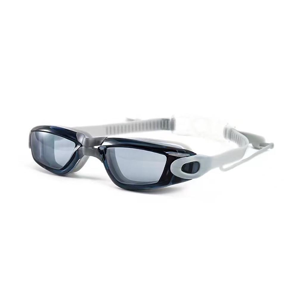HD Anti-Fog Waterproof Adult Swim Goggles with Adjustable Strap