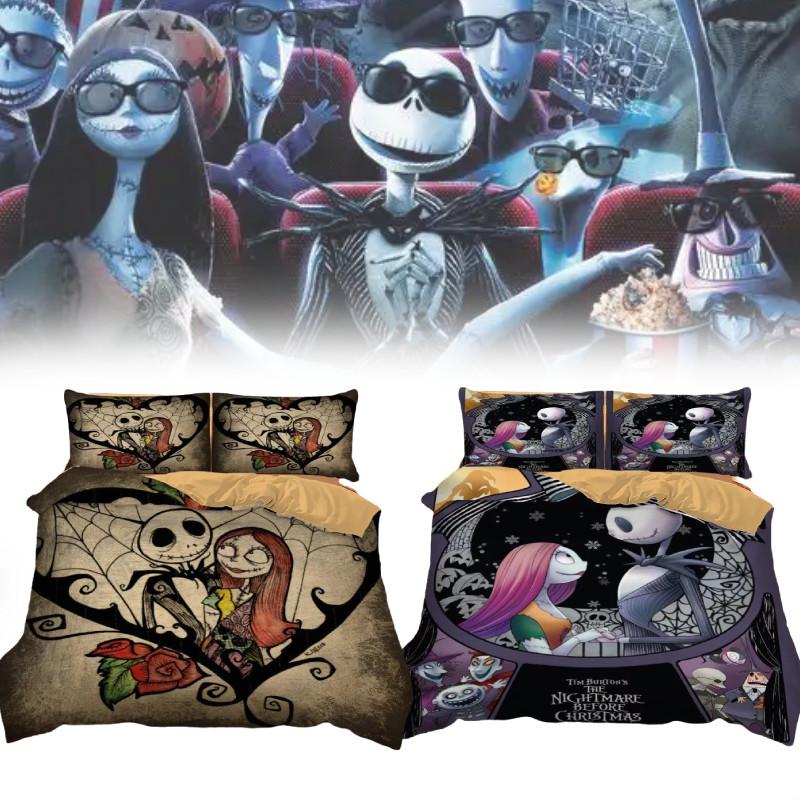 Premium Three Piece Digital Print 3d Comforter Set Soft Microfiber Cartoon Bedding