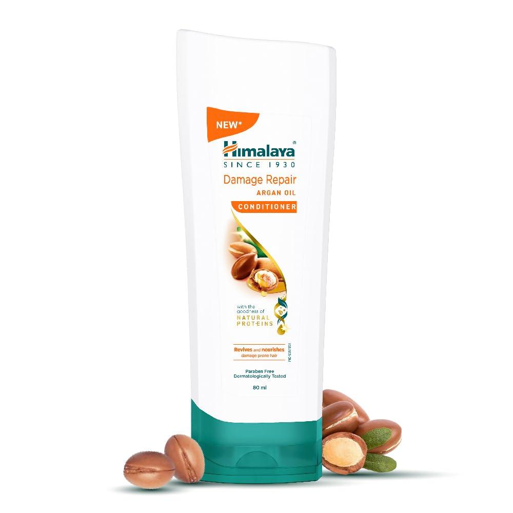 Himalaya Damage Repair Argan Oil Conditioner 80ml For Smooth Soft Hair And Frizz Control With Natural Protein Care