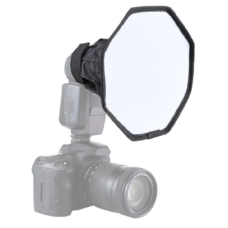 Leichter achteckiger Speedlight-Diffusor für Kameras, 20 cm, 30 cm, für professionelle Fotografen, zur Abmilderung harter Kamera-Blitzlichter