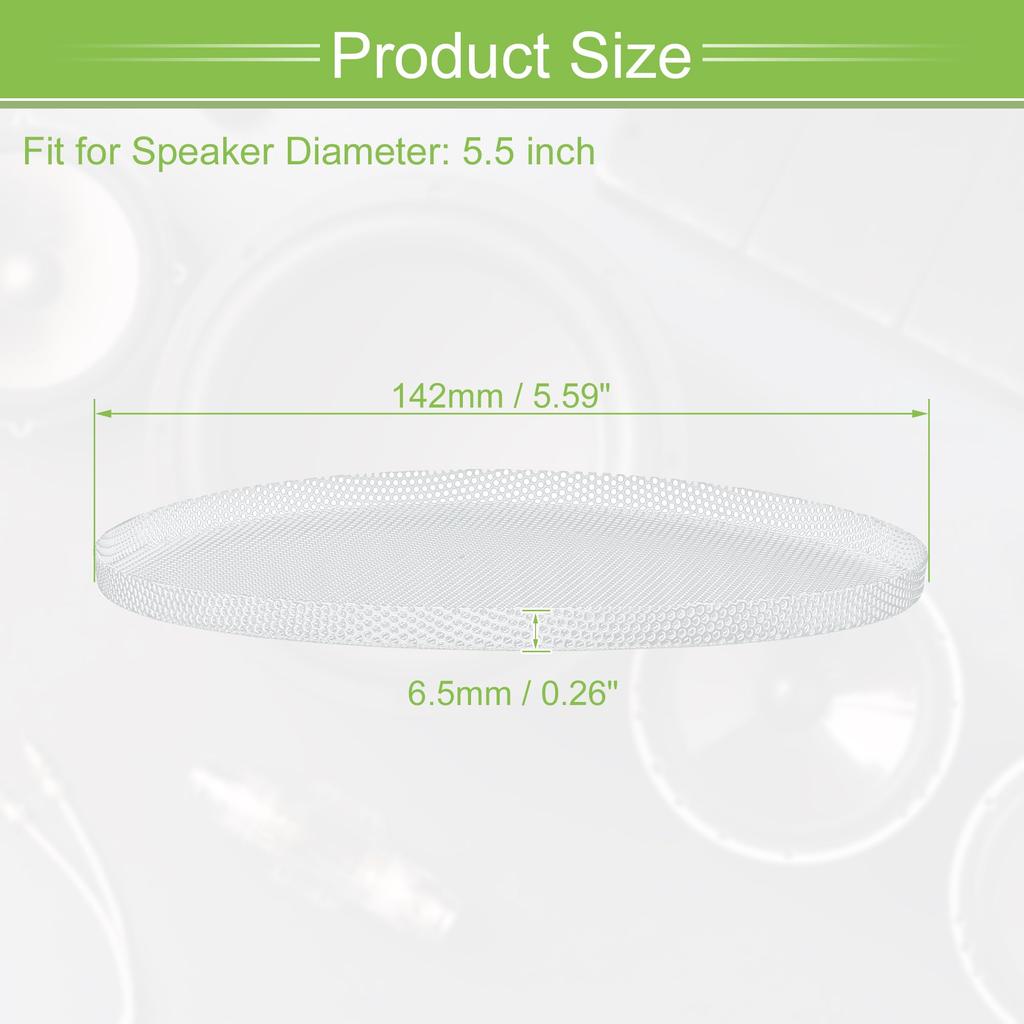 ACROPIX Universal 5.5" Speaker Grille Mesh for Audio Subwoofer 142x6.5mm