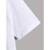 European Size Flag & Letter Print, Men's Crew Neck Short Sleeve Tee Fashion Regular Fit T-Shirt, Casual Comfy Breathable Top For Spring Summer