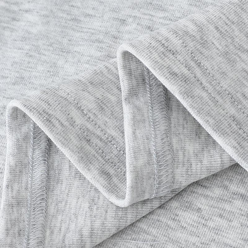 Women's V-Neck Mid-Sleeve Cotton T-Shirt - 2025 Spring/Summer Collection, Fitted Waist, Solid Color