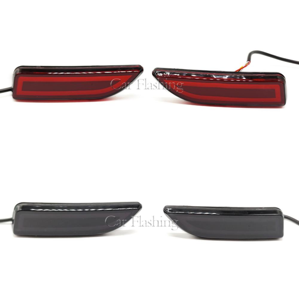 Car Rear Bumper Reflector Light for Toyota Corolla 2011 2012 2013 for Lexus CT200h Sequential Turn Signal Brake Lamp