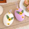Egg Easter Foam Pendant With Diy Woven Design Festive Venue Decorations Setup