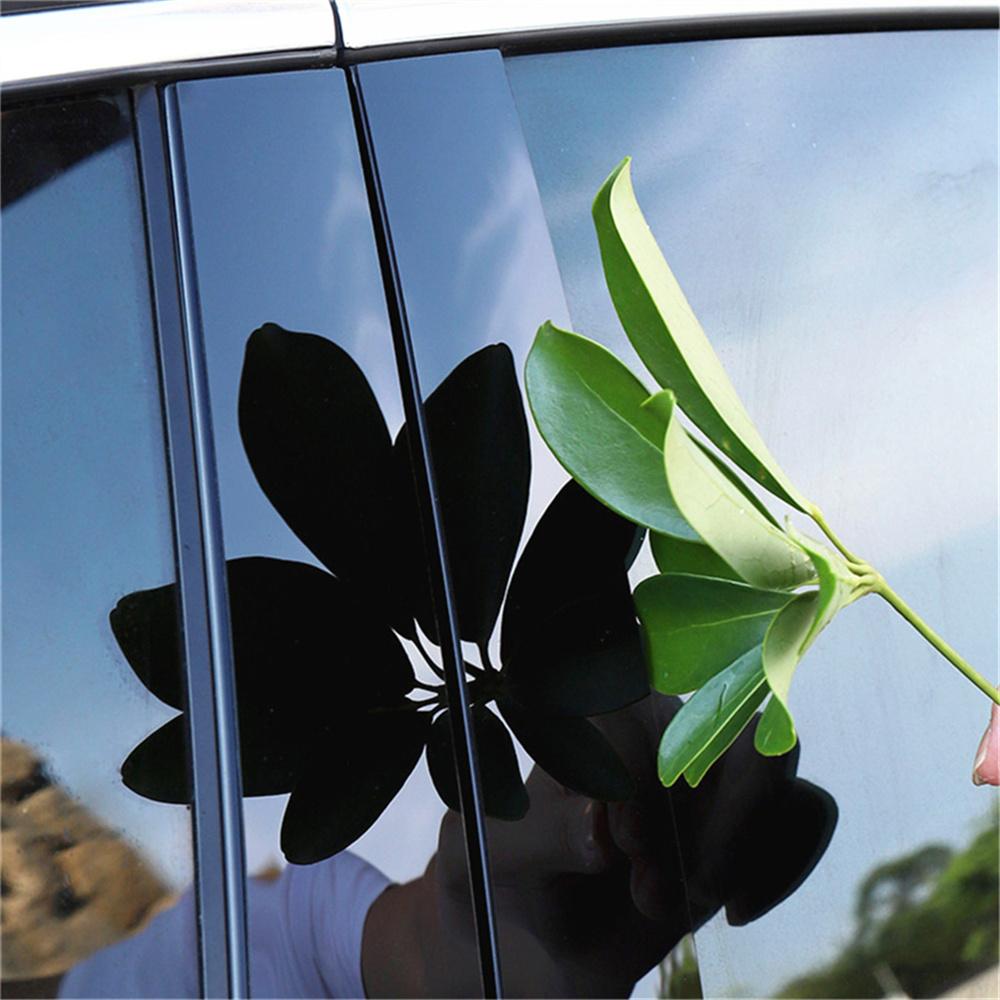 4pcs Door Trim B Pillar Posts Gloss Black Cover Fit For FORD F150 15-21